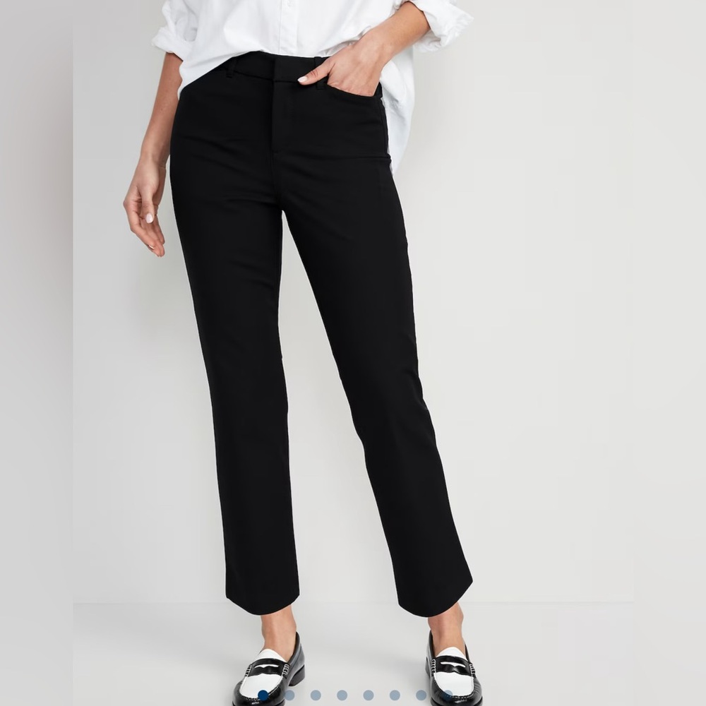 NTW Old Navy Pixie Straight Pants High Waisted Trousers
